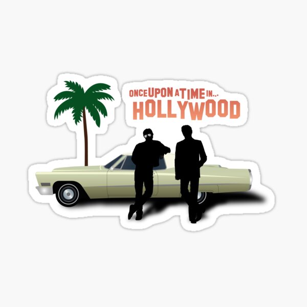 Once Upon A Time In Hollywood Leonardo Brad Sticker