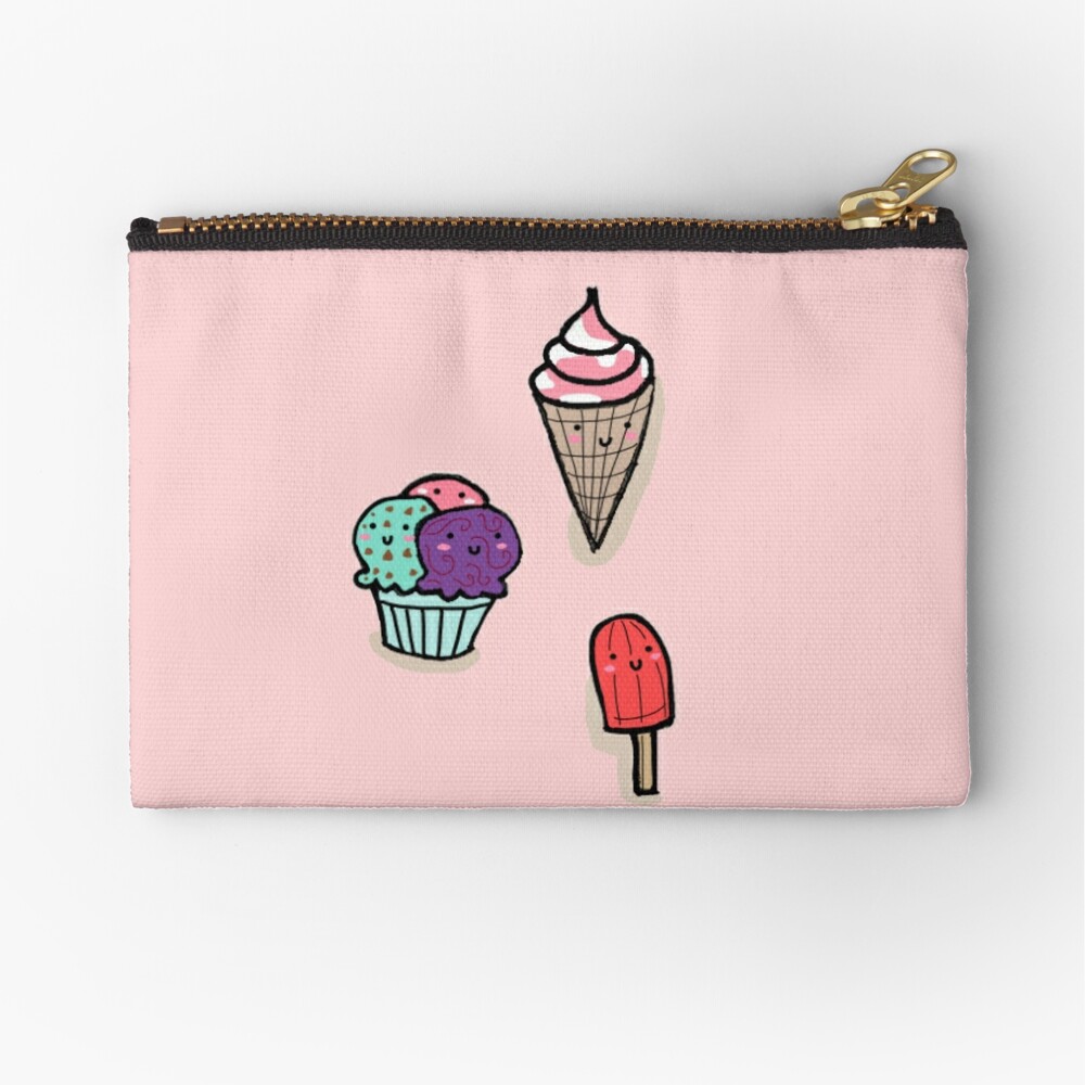 Cute ice cream delights | Zipper Pouch