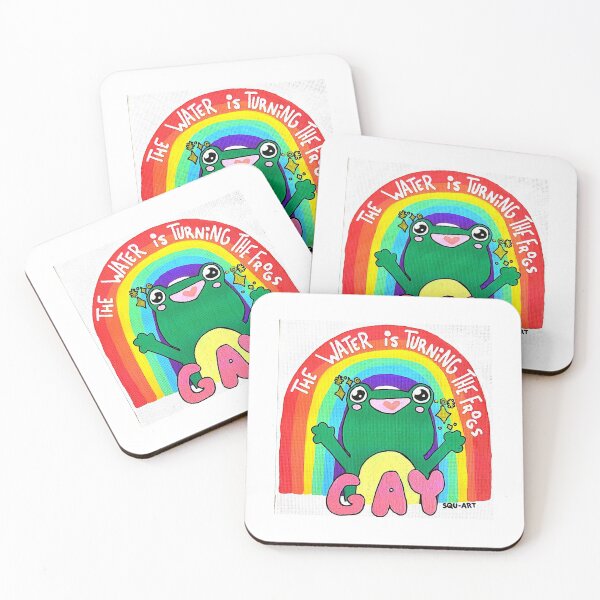 Item preview, The water is turning the frogs gay! designed and sold by squ-art.