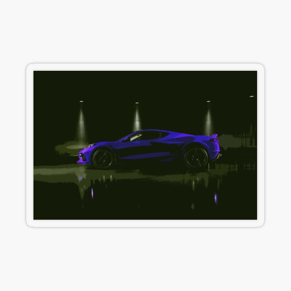 Chevrolet Corvette C8 Transparent Sticker