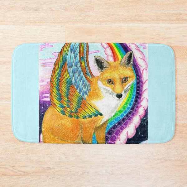 Item preview, Rainbow bridge fox designed and sold by Melanie Jeyakkumar.