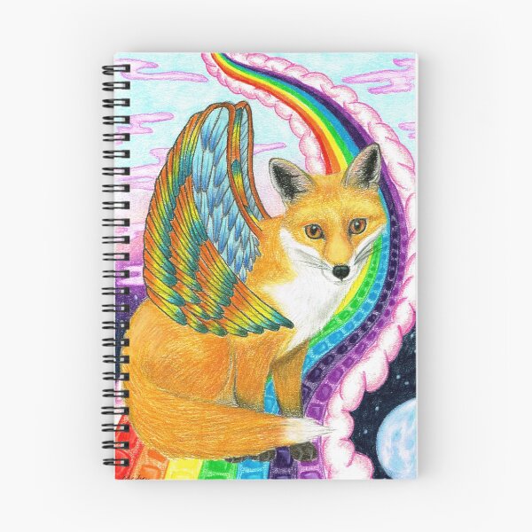 Item preview, Rainbow bridge fox designed and sold by Melanie Jeyakkumar.