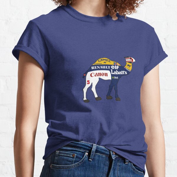 Mansell Williams FW14 F1 Camel deisgn Camiseta clásica