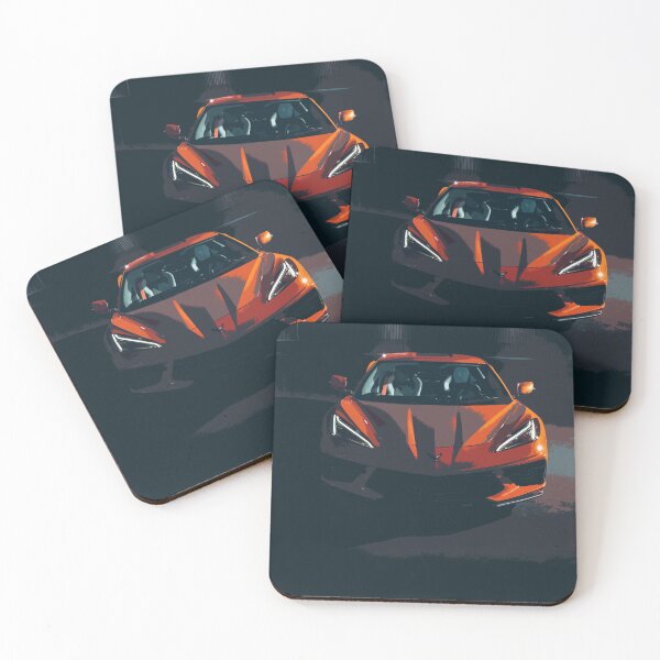 Chevrolet Corvette C8 Coasters (Set of 4)