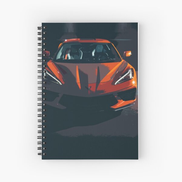 Chevrolet Corvette C8 Spiral Notebook