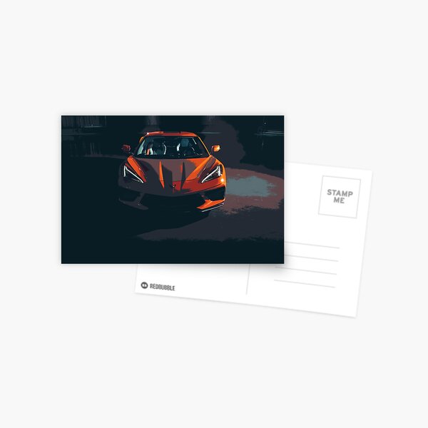 Chevrolet Corvette C8 Postcard