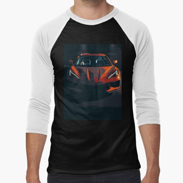 Chevrolet Corvette C8 Baseball ¾ Sleeve T-Shirt