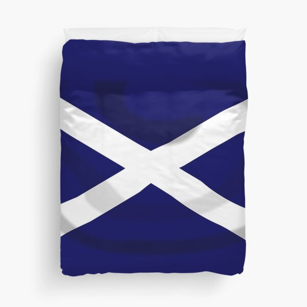 SALTIRE FLAG. FULL COVER. Scotland, Flag of Scotland, Scottish Flag, Saltire, SNP, S.N.P, Scottish Independence, Scots. Duvet Cover