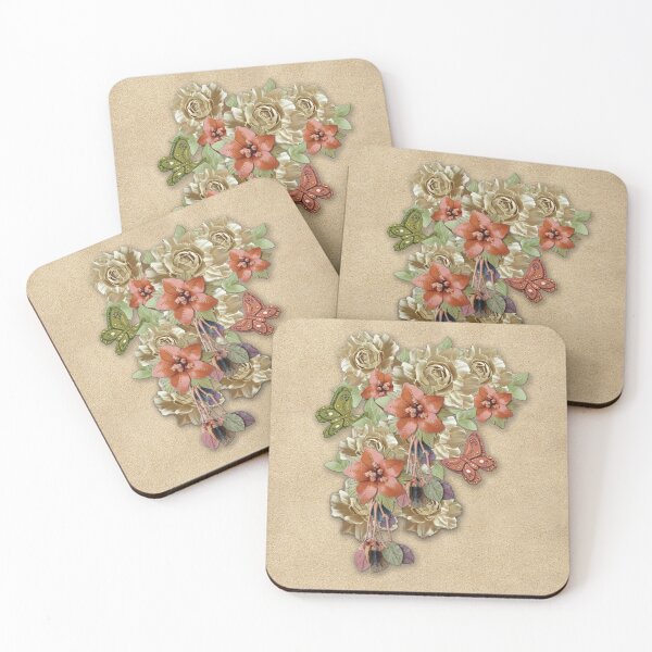 Item preview, Flores de cuero y mariposas designed and sold by NadineMay.