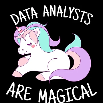 Imagen de la obra Data Analysts are Magical, Unicorn Data Analyst Gift de Ripper19