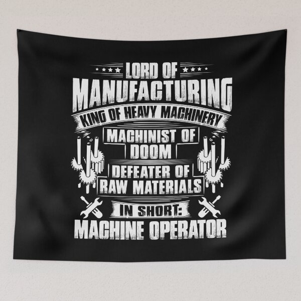 Item preview, Machine Operator/Machinist/Machinery/Gift/Present designed and sold by Krautshirts.