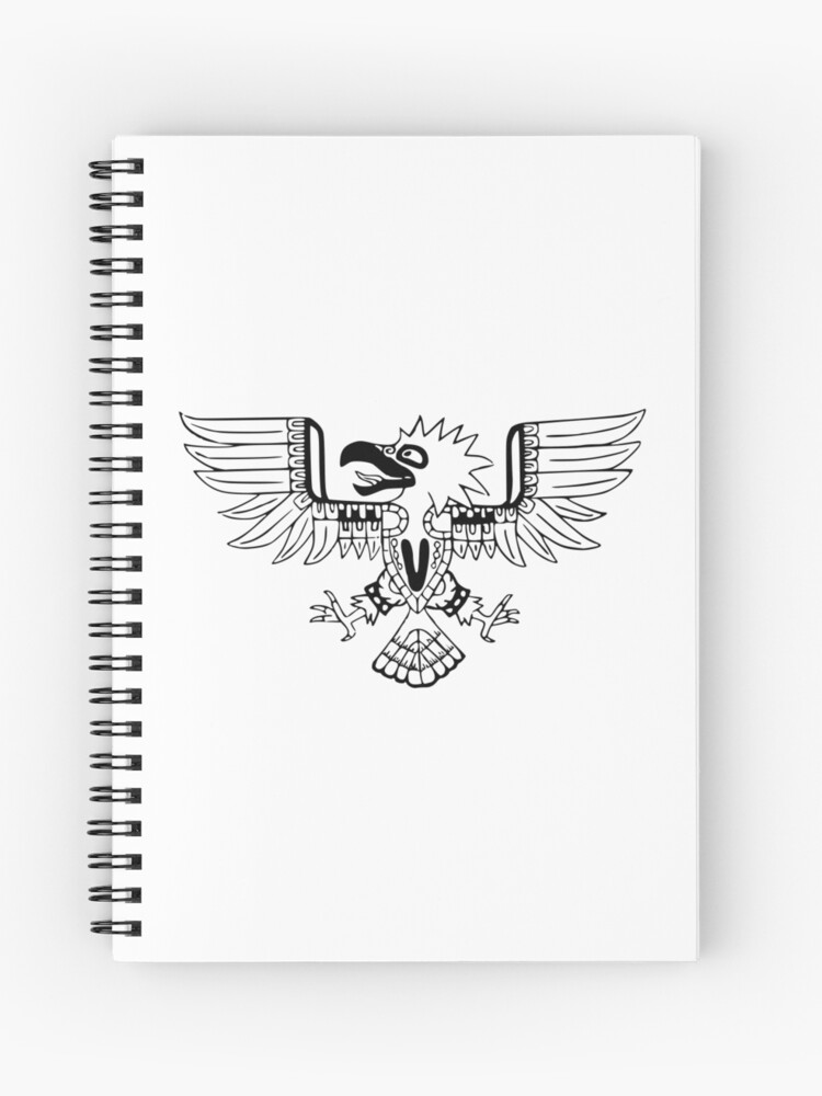 Cuaderno de espiral «Águila Maya» de Moppo | Redbubble