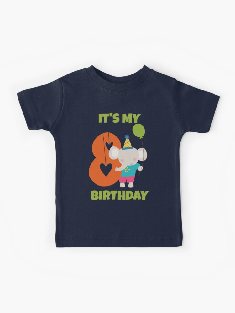 Eighth Birthday 8th Birthday Girl Shirt, 8th Birthday Shirt, 8th