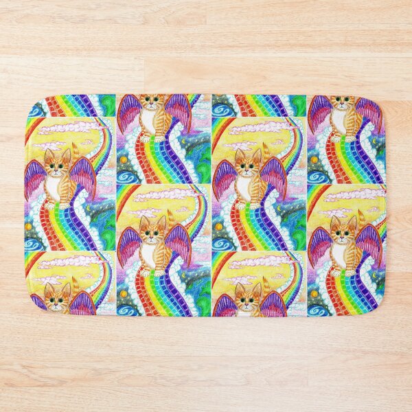 Item preview, Rainbow bridge kitten designed and sold by Melanie Jeyakkumar.
