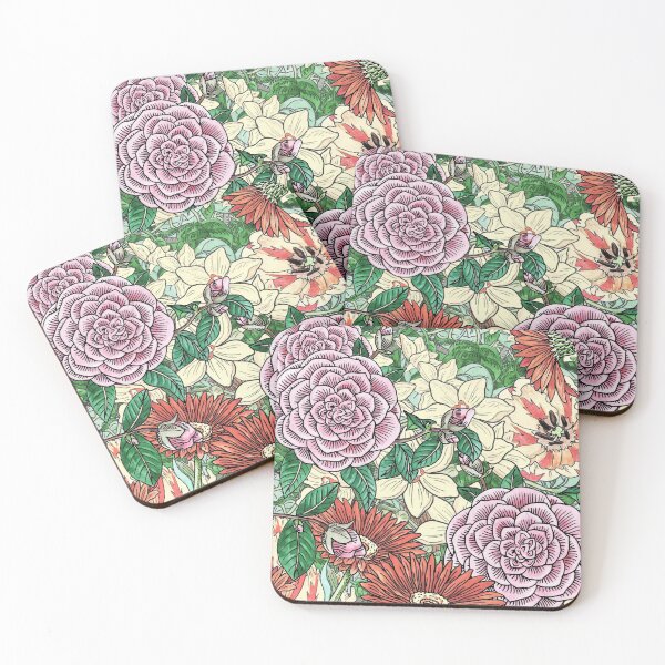 Item preview, Botanical Watercolor Flowers Garden Flowerbed II designed and sold by Irina Sztukowski.
