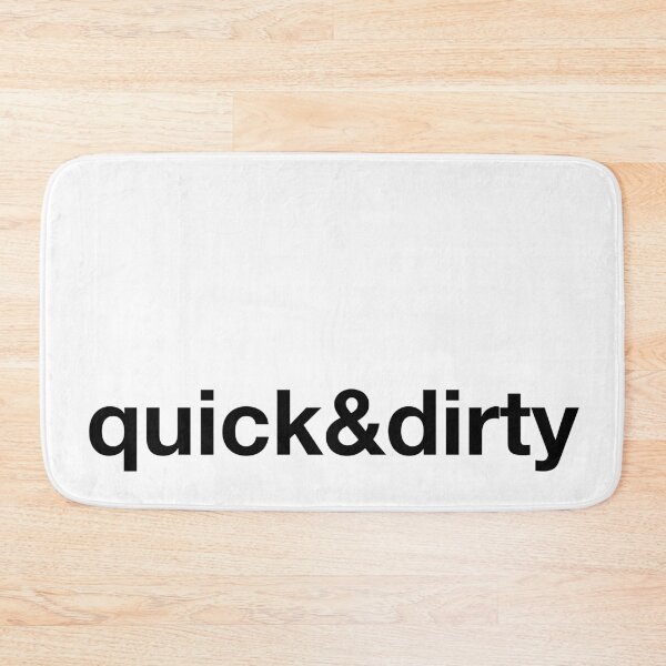 Item preview, Quick & amp; Dirty designed and sold by annafokina.
