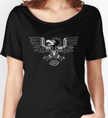 Mayan Eagle - Black Women's Relaxed Fit T-Shirt