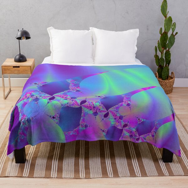 Item preview, Blue And Pink Bubble Fractal Pattern designed and sold by MurphyMorganGifts.