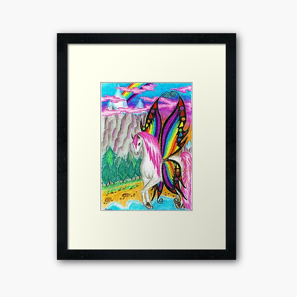 Pony-fly Framed Art Print