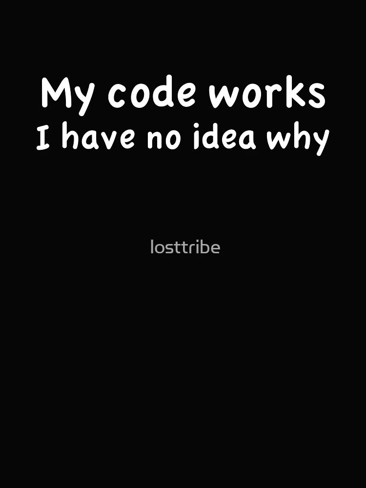 Thumbnail 4 of 4, Boxy T-Shirt, My Code Works Computer Science Coder Programmer designed and sold by losttribe.
