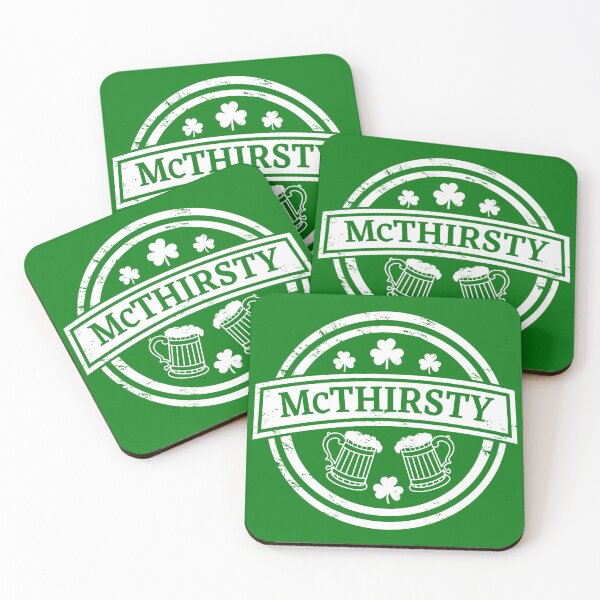 Item preview, McThirsty Funny St Patricks Day Design designed and sold by HungryDino.