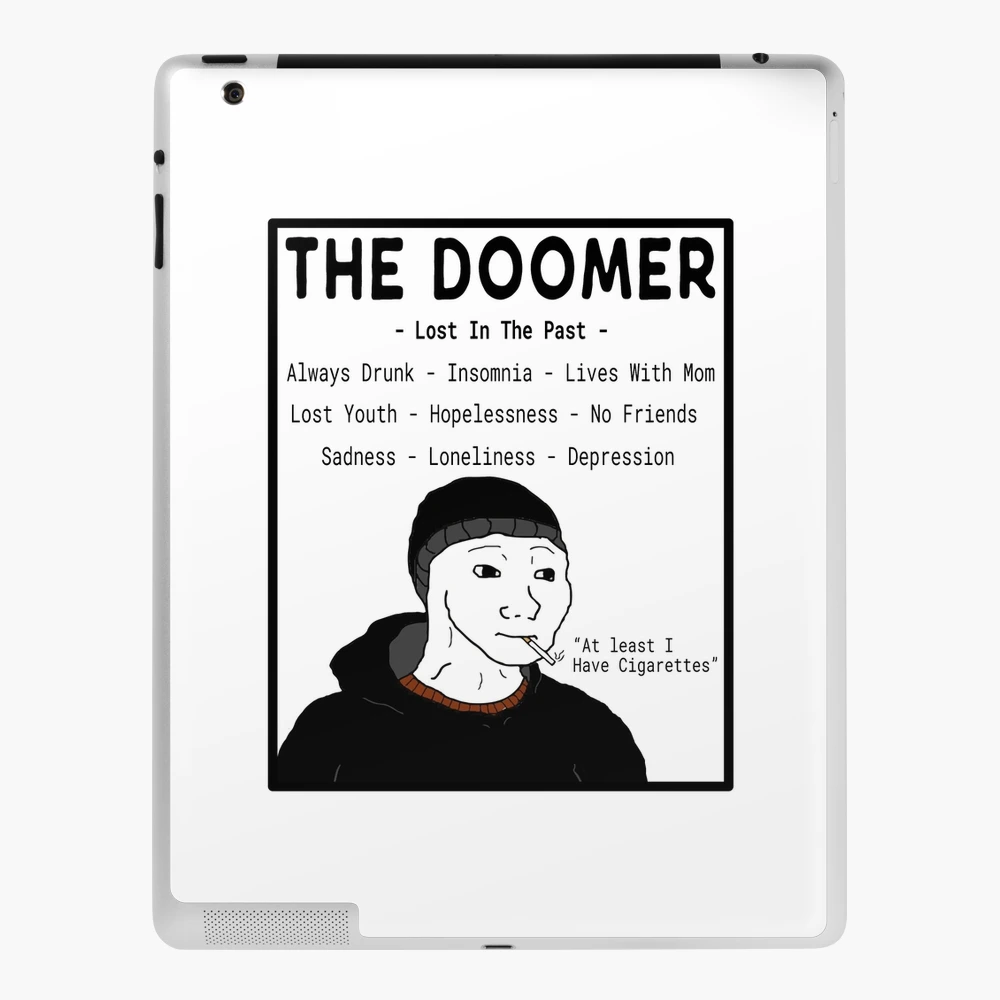 Doomer Girl Meme iPad Case & Skin for Sale by Jesus Loves Ponies