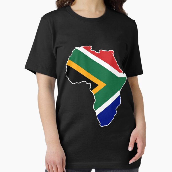 Item preview, South Africa flag map designed and sold by Designzz.