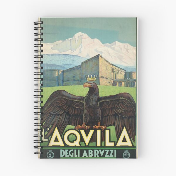 Item preview, L'Aqvila vintage poster designed and sold by Vintage Designs +.