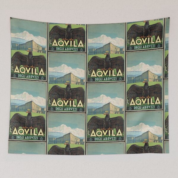 Item preview, L'Aqvila vintage poster designed and sold by Vintage Designs +.