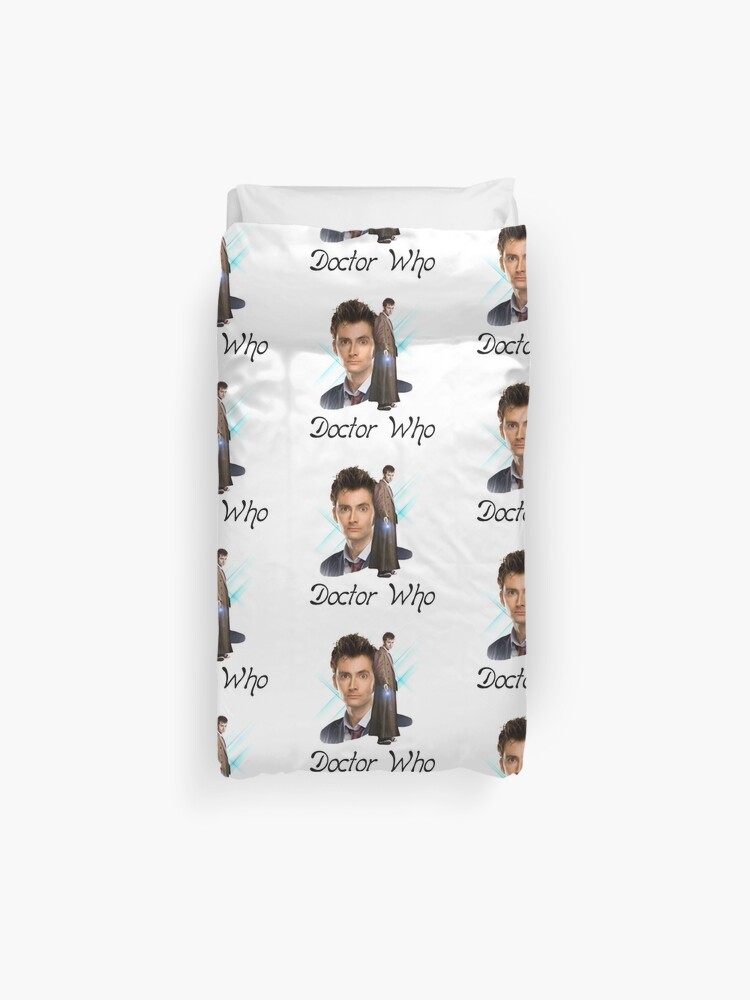 Tenth Doctor Doctor Who Duvet Cover By Tizianadf Redbubble
