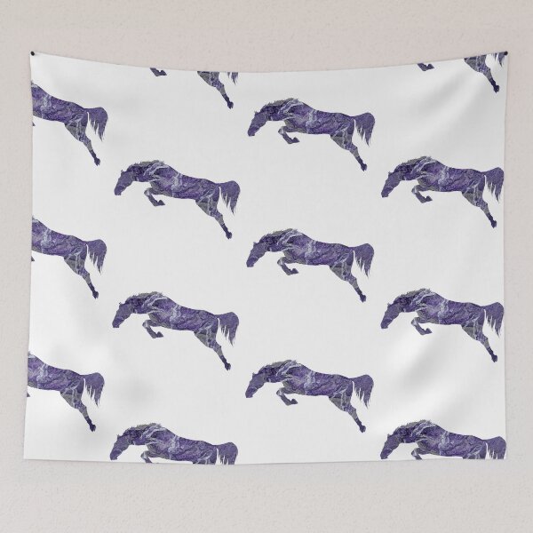 Item preview, Jumping Purple & Grey Marble Warmblood 1 designed and sold by LuxeHurricane.