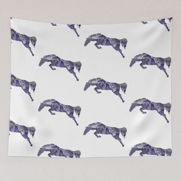 Item preview, Jumping Purple & Grey Marble Warmblood 2 designed and sold by LuxeHurricane.