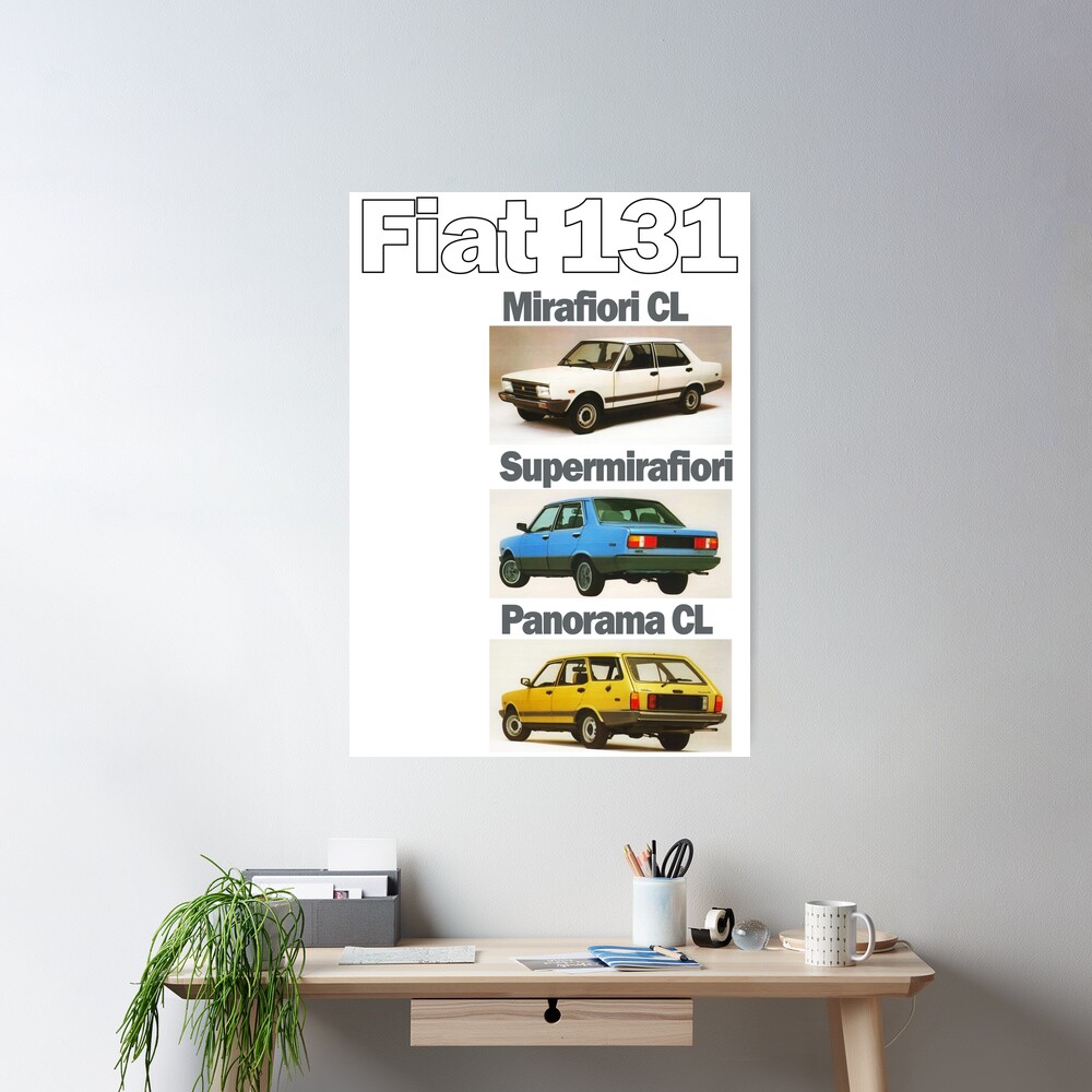 FIAT 131 MIRAFIORI / SUPERMIRAFIORI / PANORAMA Poster