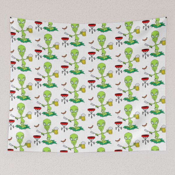 Item preview, Alien BBQ designed and sold by MurphyMorganGifts.