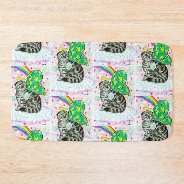 Item preview, Scottish fold fairy kitten designed and sold by Melanie Jeyakkumar.