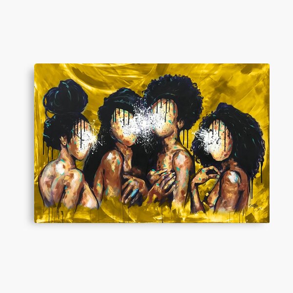 Naturally XLIV GOLD Canvas Print