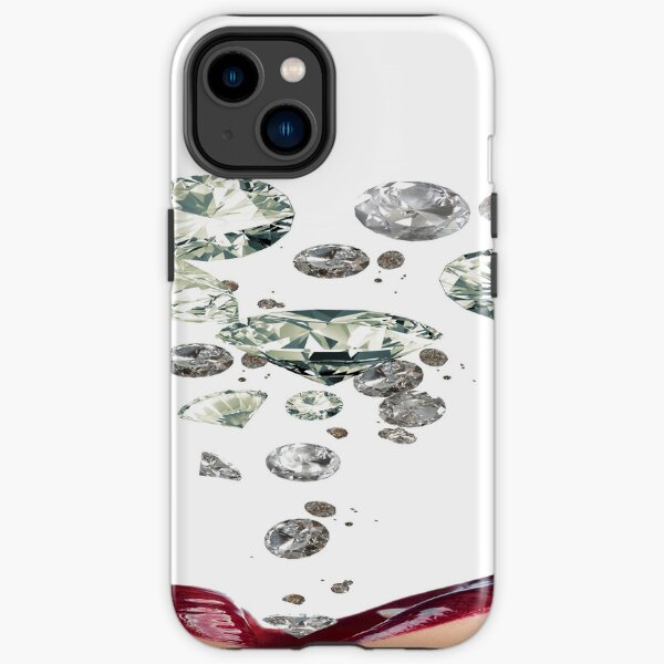 Fallende Diamanten iPhone Robuste Hülle