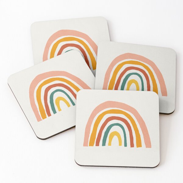 Item preview, Rainbow, Abstract, Mid century modern kids wall art, Nursery room designed and sold by juliaemelian.
