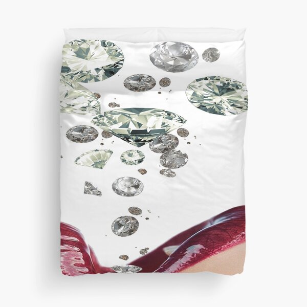 Falling Diamonds Duvet Cover