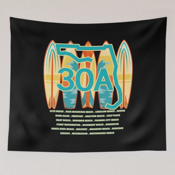 Item preview, 30A Surfboards Retro designed and sold by KoolMoDee.