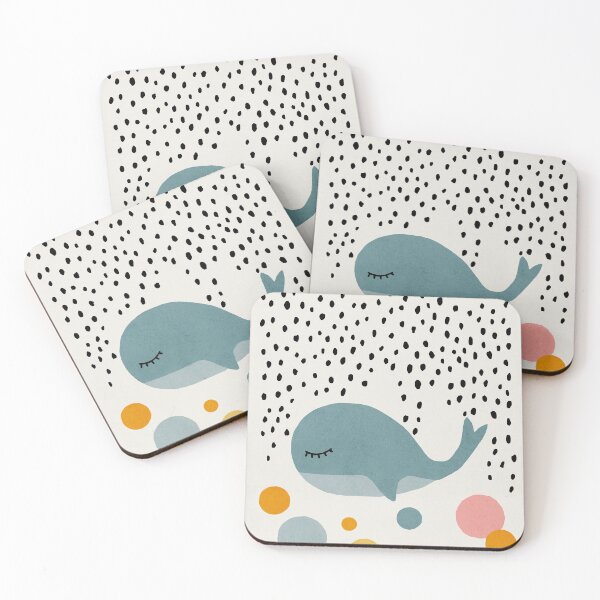 Item preview, Whale, Abstract, Mid century modern kids wall art, Nursery room designed and sold by juliaemelian.