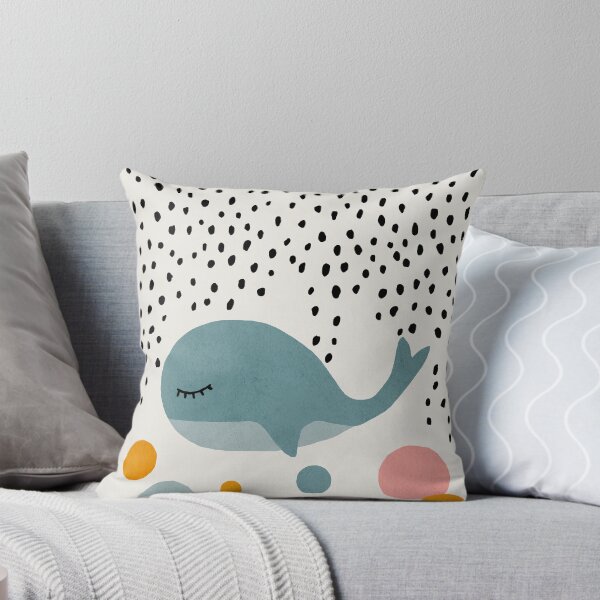 Item preview, Whale, Abstract, Mid century modern kids wall art, Nursery room designed and sold by juliaemelian.