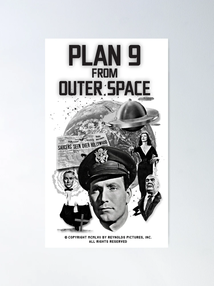 Plan 9 From Outer Space Poster for Sale by HereticTees | Redbubble