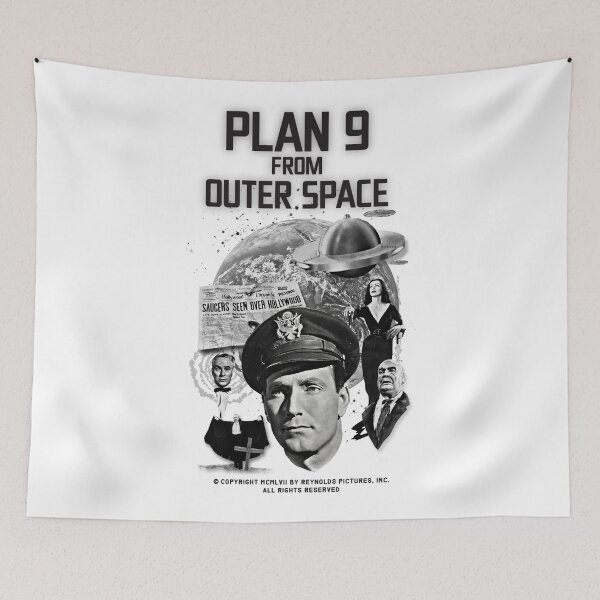 Item preview, Plan 9 From Outer Space designed and sold by HereticTees.