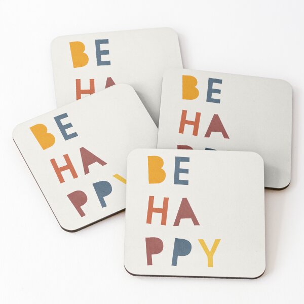 Item preview, Be happy, Abstract, Mid century modern kids wall art, Nursery room designed and sold by juliaemelian.