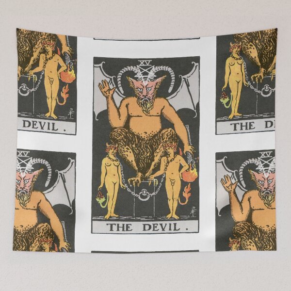 Item preview, Rider Waite Smith The Devil Tarot designed and sold by TheTarotShop.