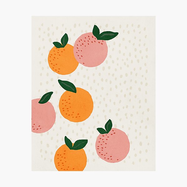 Item preview, Oranges, Mid century modern kids wall art, Nursery room designed and sold by juliaemelian.