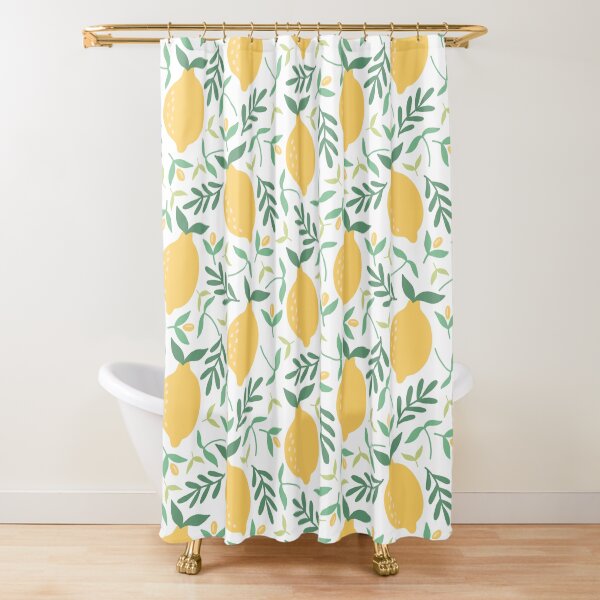 Vintage Lemons Shower Curtain