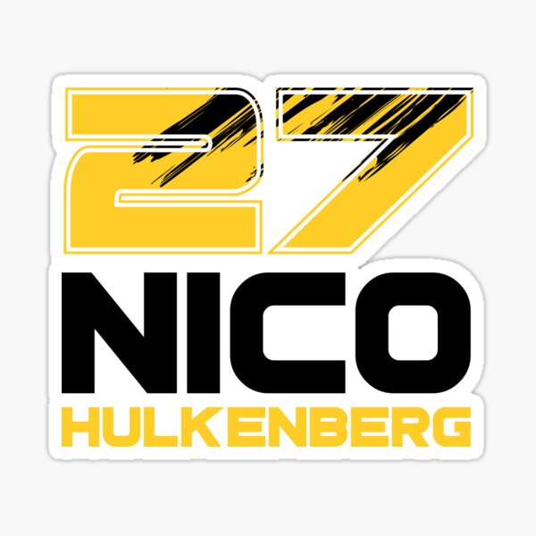&ldquo;Nico Hulkenberg 27&rdquo; Sticker for Sale by Keyur44 | Redbubble