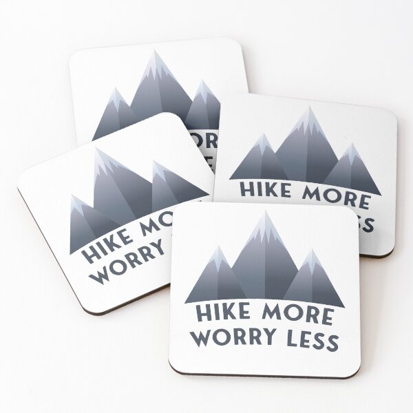 Item preview, Sticker - Hike More Worry Less designed and sold by StickersStore.